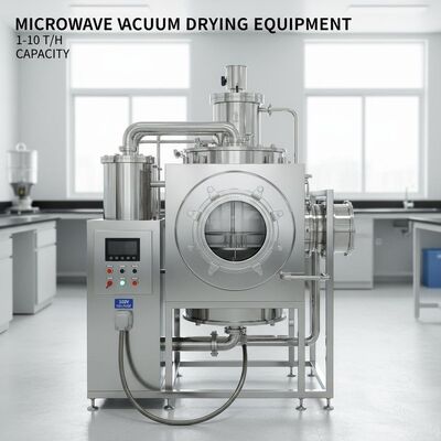 Équipement de séchage sous vide à micro-ondes de 1 à 10 T/h de capacité - 380 V de tension