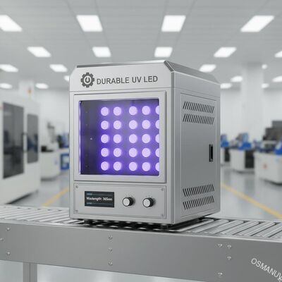 Machine de durcissement UV LED pour une chaîne de production - Longueur d'onde 365 nm 300 mm*300 mm*400 mm
