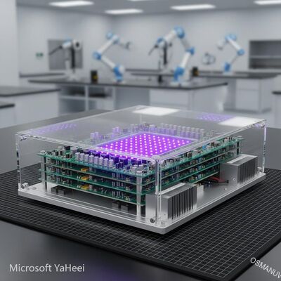 Plaque intégrée à machine de revêtement UV à haute puissance composite multicouche durable