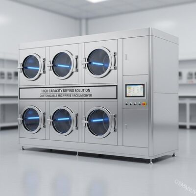 Solution de séchage à haute capacité Sécheuse sous vide à micro-ondes personnalisable