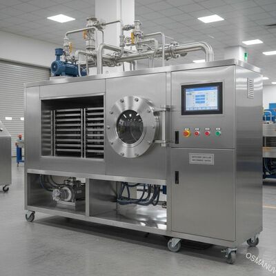 PLC 50KW équipement de séchage sous vide à micro-ondes 380V sécheuse à micro-ondes à vide efficace
