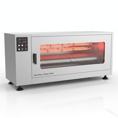 50 kg 600*600*750 mm Machine horizontale de séchage infrarouge pour le secteur industriel