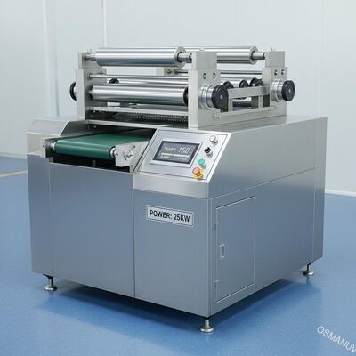 Machine de laminage par film de 25 kW avec une plage de température de 0 à 300 °C en acier inoxydable
