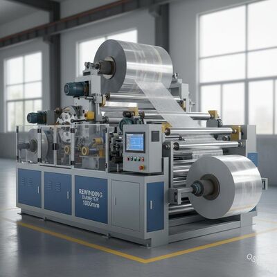 Équipement de stratification de films avancés avec déviation automatique de diamètre de déviation 1000 mm