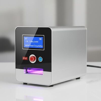 Machine de durcissement UV AC220V/50HZ avec une vitesse de durcissement de 1 à 3 secondes et une consommation d'énergie de 1000 W