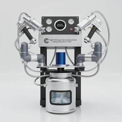 Système de revêtement par pulvérisation de haute performance pour une épaisseur de revêtement de 0,1-3 mm