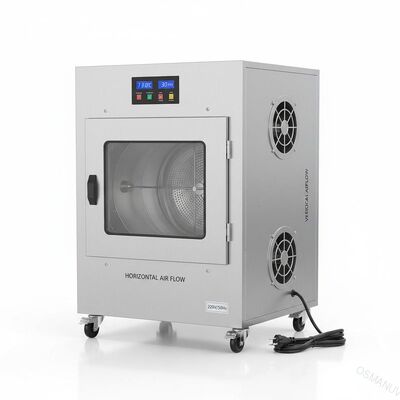 Machine de séchage infrarouge pour charge de 50 kg 220V/50Hz Direction horizontale/verticale du débit d'air