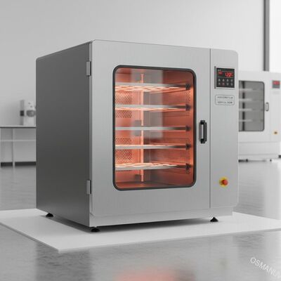 Machine de séchage infrarouge de 600*600*750 mm pour la direction horizontale/verticale du débit d'air