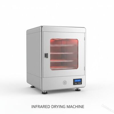 600*600*750mm machine à séchage infrarouge faible niveau de bruit pour le séchage