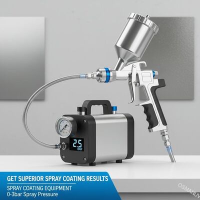 Obtenez des résultats de revêtement par pulvérisation supérieurs avec un équipement de revêtement par pulvérisation à pression de pulvérisation de 0 à 3 bar