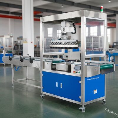 Pour le traitement de surface 0-3m/Min Machine de revêtement par pulvérisation de la vitesse de revêtement de 1000 mm Longueur minimale d'usinage et largeur de pulvérisation de 300 mm