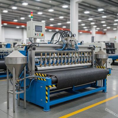 Pour les plaques d'acier, le pulvérisateur à canon à silicate de calcium Diamètre du pistolet de pulvérisation équipement de revêtement par pulvérisation automatique pour une largeur de revêtement efficace