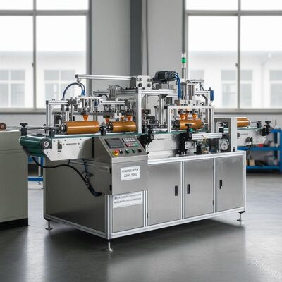 Machine de fabrication de rouleaux de convoyeur à revêtement de résine alimentée par une alimentation 220V 50Hz