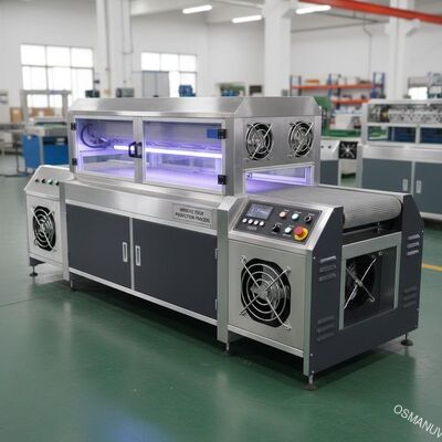 0-15m/min Système de durcissement UV avec refroidissement par air Améliorez votre processus de production