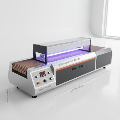 Machine de durcissement de lampes UV de 1387 mm de 9,7 kW avec tension d'alimentation de 380 V 50 Hz