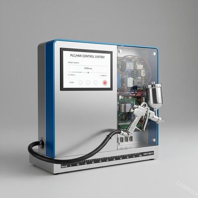 Système de commande PLC/HMI Machine de revêtement par pulvérisation pour pistolet à pulvérisation manuel Largeur de pulvérisation de 0 à 1000 mm