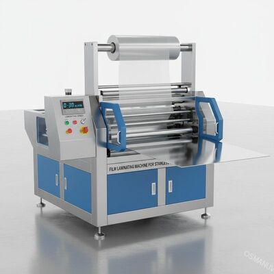 Vitesse de stratification 0-30 m/min Machine de stratification par film pour acier inoxydable