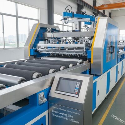 L'automatisation avancée des solutions sur mesure ligne de revêtement de ferraille largeur effective 1320 mm