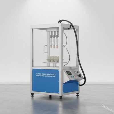 Taiyuan Changyuan buse utilisée machine de revêtement de moulage de pâte avec 110 kg de poids et 400 * 400 * 500 mm salle de pulvérisation