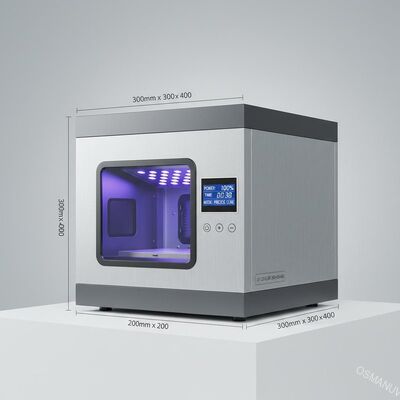 Machine de durcissement à LED UV de 300 mm*300 mm*400 mm pour une zone de durcissement de 200 mm*200 mm et un durcissement précis
