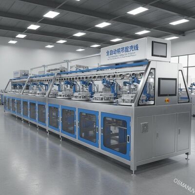 Machine de revêtement à rotation à 24 stations pour produits moulés en pâte à papier