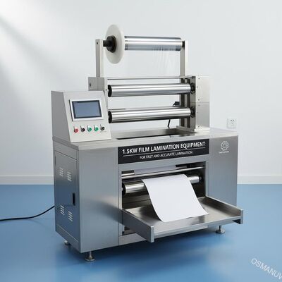 1Équipement de stratification de film de 0,5 kW pour une stratification rapide et précise