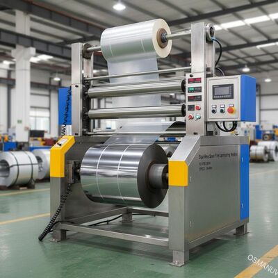 Machine de laminage de film en acier inoxydable 25 kW Puissance 30 m/min