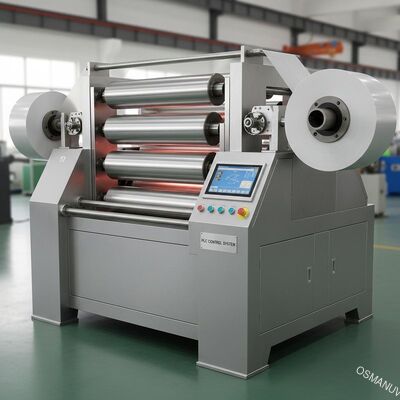 Machine de laminage de film de chauffage électrique de 3000 kg Système de commande PLC de 25 kW