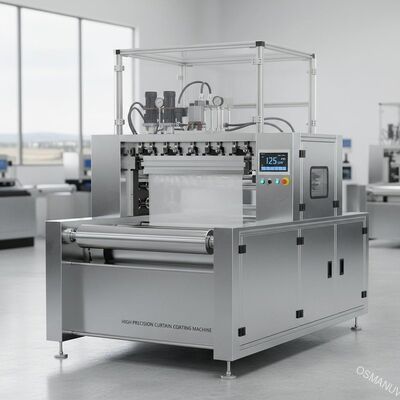 Machine de revêtement de rideau de haute précision avec dosage de peinture 60 ‰ 200 g/m2
