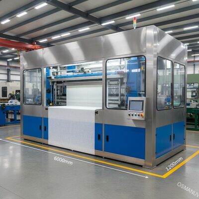 Machine de revêtement de rideaux durable de taille 6000 mm × 2200 mm × 1400 mm