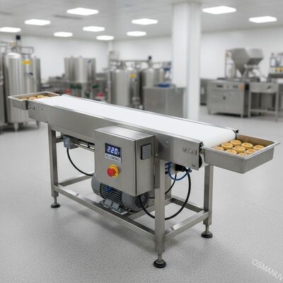 Machine à bande transporteuse à commande PLC 220V pour la transformation alimentaire