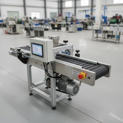 Machine à bande transporteuse à servomoteur avec capacité de commande PLC de 50 kg/h