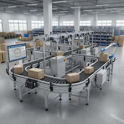 Système de convoyeur à courroie polyvalent à grande vitesse avec fonctionnement automatique