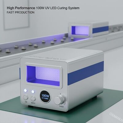 Système de durcissement UV LED à haute performance de 100 W pour une production rapide