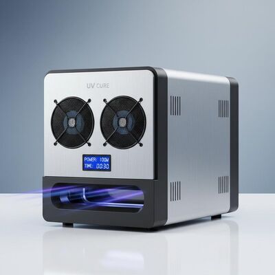 Méthode de refroidissement Machine de durcissement à LED UV à refroidissement par air 100W pour un processus de séchage rapide