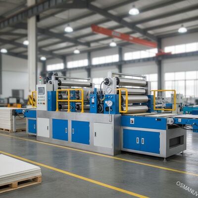 Machine de transfert de chaleur rotative de 3500 mm × 1720 mm × 1850 mm pour panneaux de silicate de calcium 1