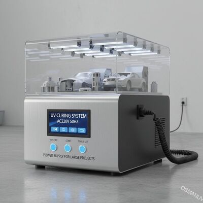 Puissante machine de durcissement UV AC220V 50HZ alimentation pour les grands projets