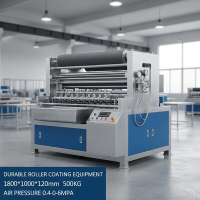 Équipement de revêtement à rouleaux durables 1800*1000*1200mm 500 kg avec pression d'air 0,4-0,6Mpa