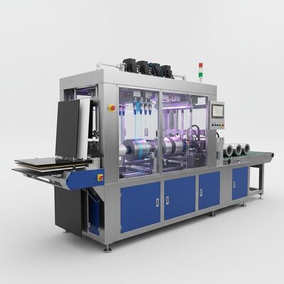 Machine de fabrication de rouleaux avec équipement de revêtement de rouleaux pour carton, verre, feuille, acrylique