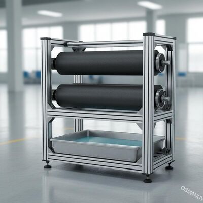 Équipement de revêtement à rouleaux de 1000 mm avec un diamètre de rouleaux de 200-400 mm