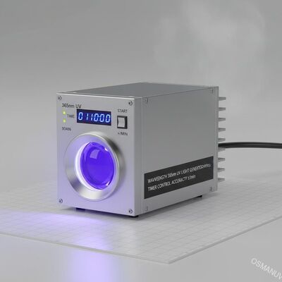 Générateur de lumière UV à longueur d'onde de 365 nm pour l'industrie avec précision de contrôle du chronomètre ±1min