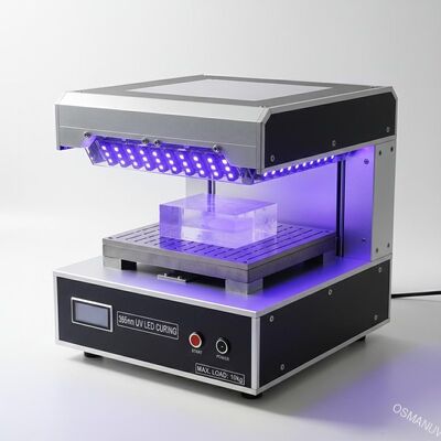 Machine de durcissement à LED ultraviolette de 365 nm pour le durcissement de produits de 10 kg