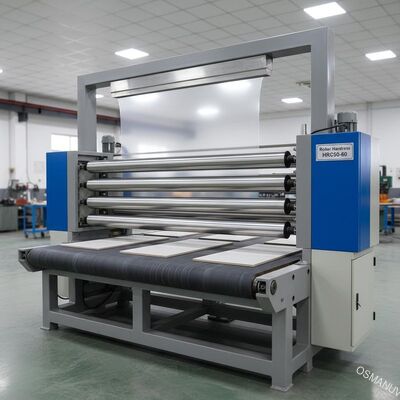 Dureté des rouleaux HRC50-60 Machine de revêtement de rideau avec 4-6 rouleaux de revêtement pour le revêtement