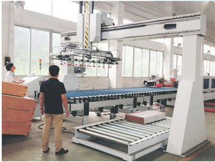 Panneau de traitement de silicate de calcium de contrôle de PLC de machine de revêtement de jet de lumière UV du conseil 388kw de forces de défense principale