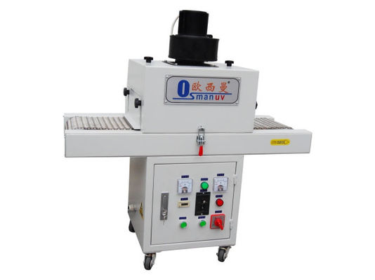 l'omron transmettent par relais la machine de traitement UV de traitement UV de Quickiy de colle de l'affichage à cristaux liquides LED de bande de conveyeur de flon de Machinete
