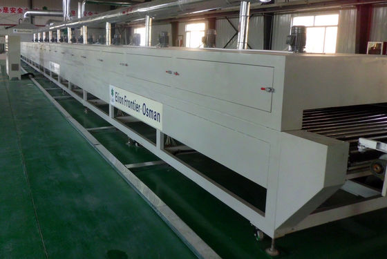 machine de séchage infrarouge 3sheets/Min de l'acier inoxydable 50kw