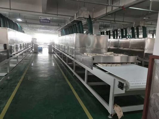 Dessiccateur industriel de vide de micro-onde pour le carton de plateau de papier de boîte à lunch