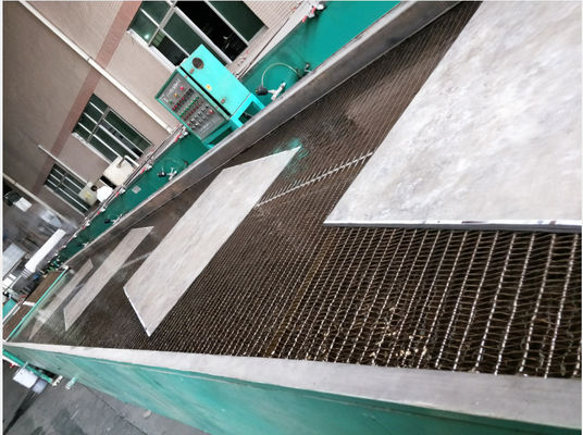 Machine/Mesh Belt Conveyor de W1320mm 1m/Min Stainless Steel Conveyor Belt