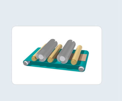 Tache UV de rouleau de diamètre de machine de revêtement imprimant 4.2kw/60mm