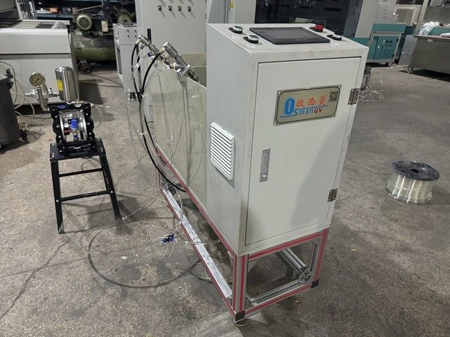Machine polyvalente de revêtement de pâte durable Salle de pulvérisation Dimensions 400 * 400 * 500 mm Consommation d'énergie 0,95 kW